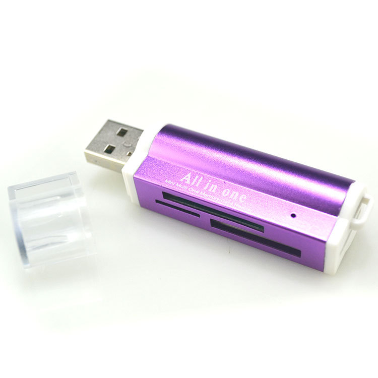 e宙万能读卡器 SD TF CF多功能读卡器 USB2.0多合一四合一读卡器