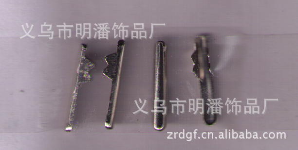 供应金色半包头小线扣吊牌线尾夹松紧绳线扣绳尾夹