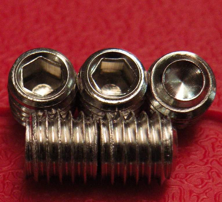 304凹端机米2.5*4,3*5内六角凹端紧定螺丝不锈钢止付螺丝,顶丝