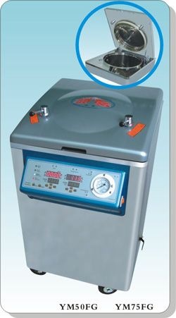 不锈钢立式电热蒸汽灭菌器YM50FGN