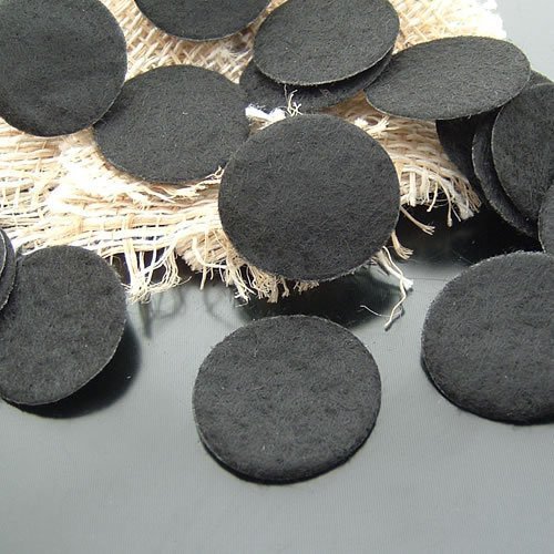 8mm不織布圓片紐扣墊片批發直徑0.8cm無紡布棉片小玩偶眼睛配件