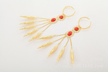 千手观音手指戒指饰品金色长指甲表演舞蹈长指甲宝石印度舞手饰品