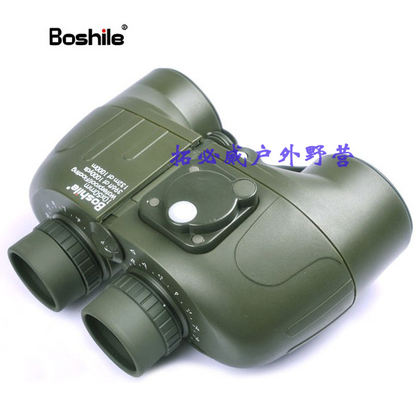 正品博视乐boshile10x50加重双筒望远镜微光夜视高倍高清测距罗盘