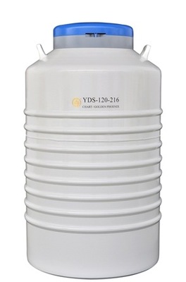 multi-storey Lift cylinder liquid nitrogen Biology Container YDS-120-216