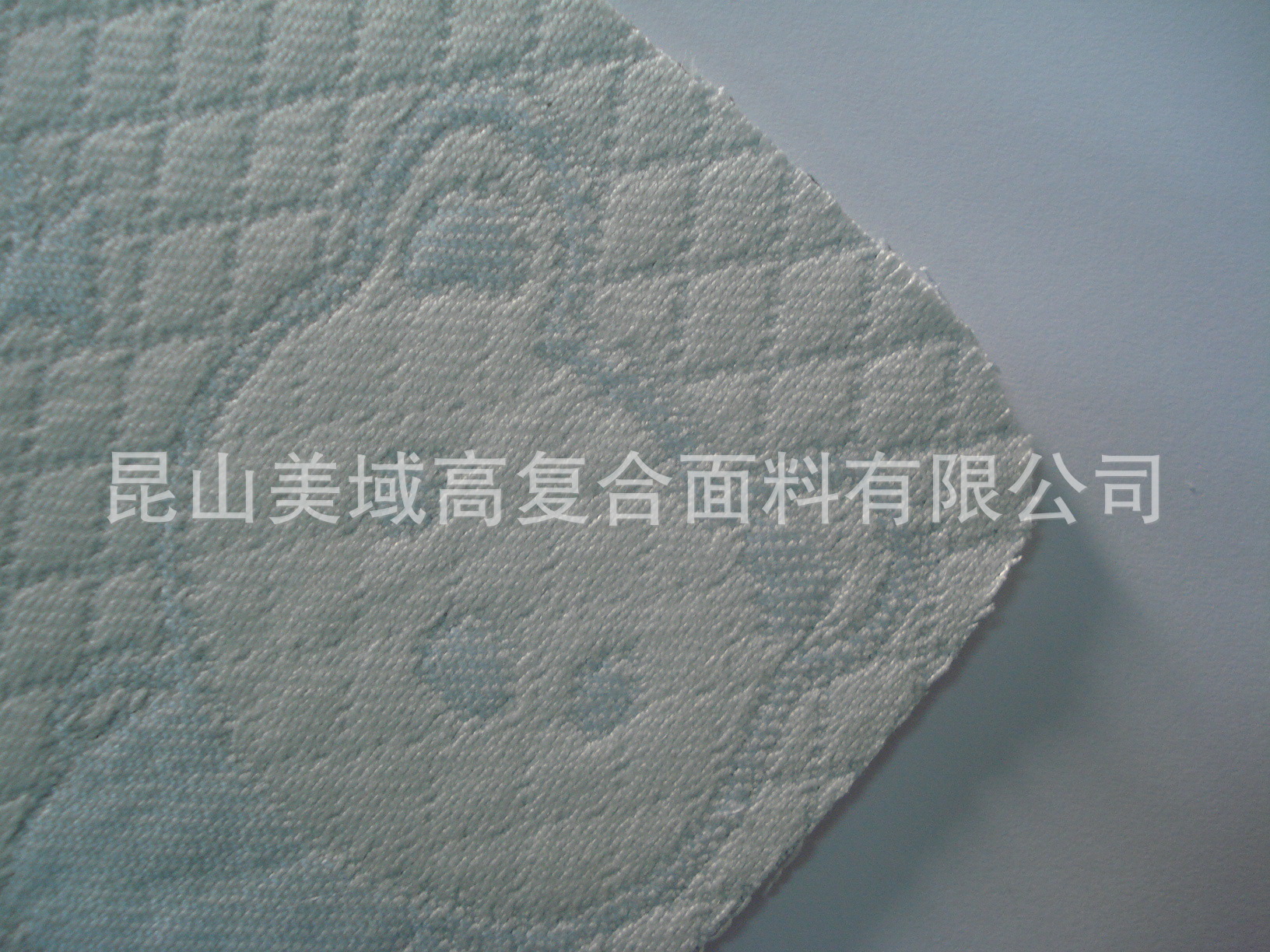 提花竹炭纖維+3D網佈一角