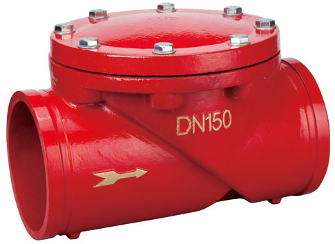 厂家供应沟槽橡胶瓣止回阀 沟槽止回阀G81H沟槽蝶阀 特价