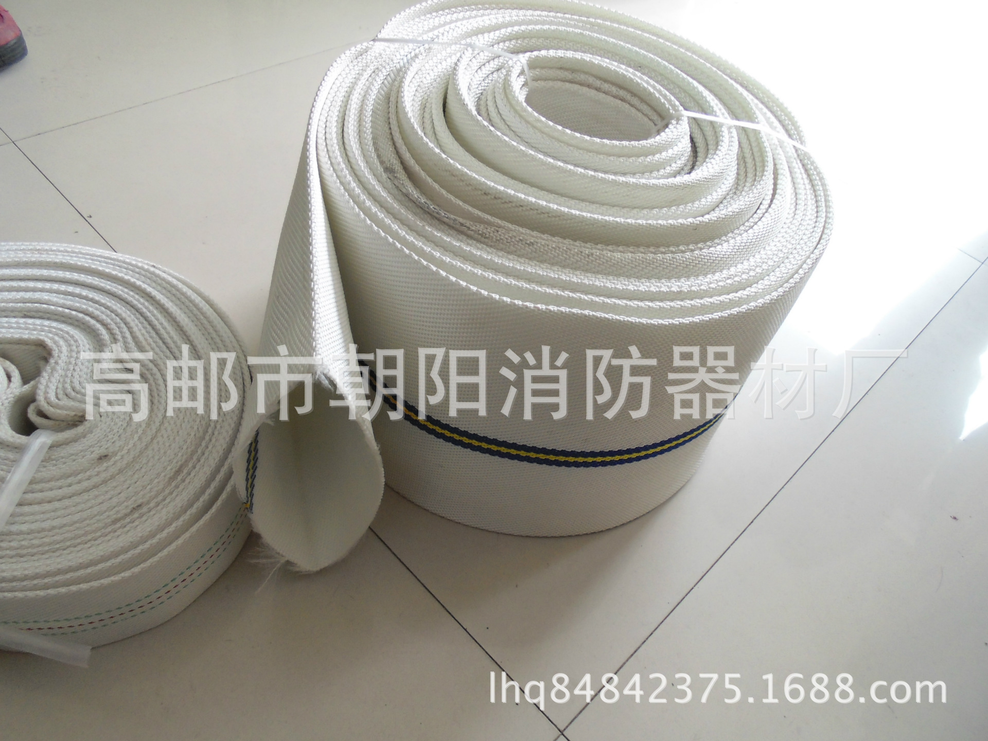 供应DN100/150/200聚氨酯 消防水带 高质量 高邮朝阳消防器材厂