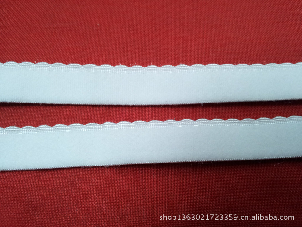 文胸芽边带 W009 内衣肩带 1.5cm双面毛月芽芽边带