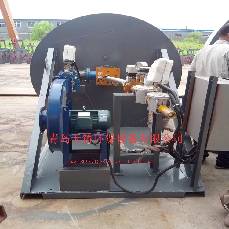 青岛天铸源头供应烤包专用浇注包烘包器加工订制