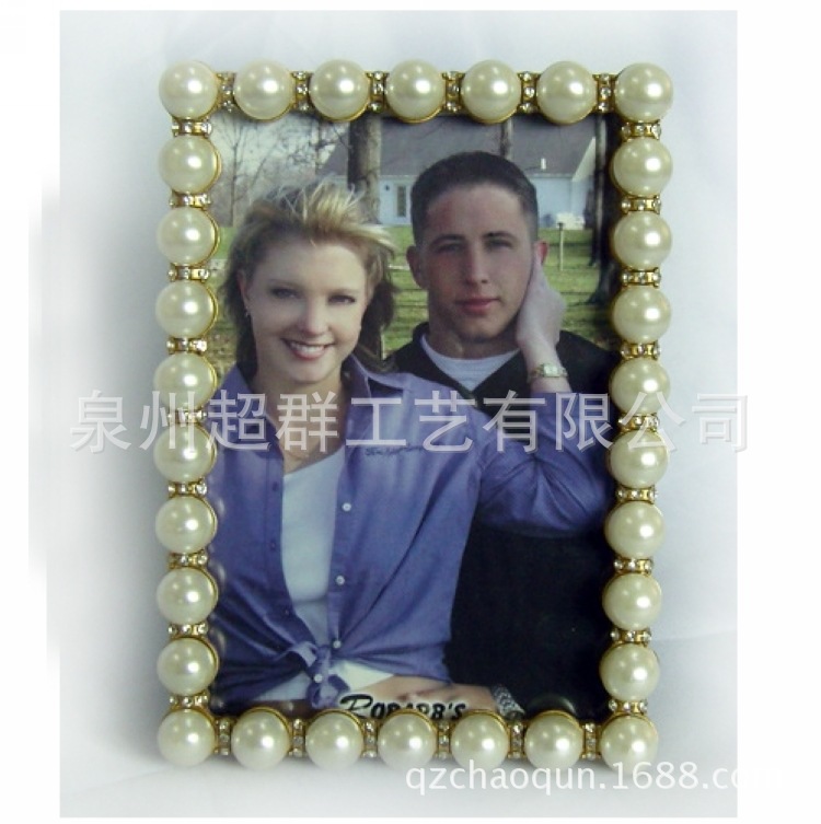 Professional factory supply Kirsite products electroplate Pearl inlay Retro technology Photo frame Customizable