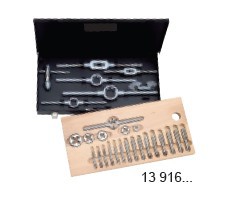 德国进口沃施莱格wollschlaegerBSF惠氏细牙手用丝锥板牙组套