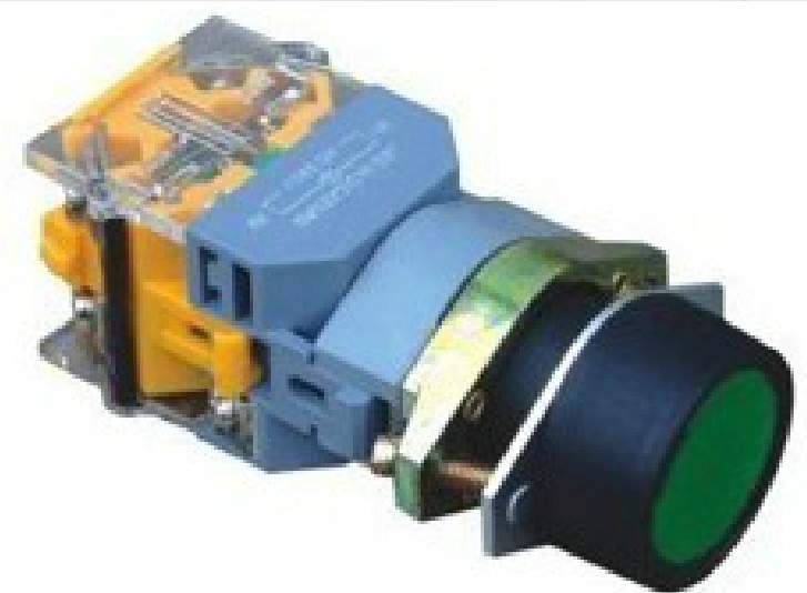 上海二工 平钮带灯带锁 按钮开关LA39-11DT LA39-11DZS