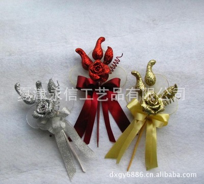 厂家直销涮粉圣诞花,人造花,手工花. PE花|ms