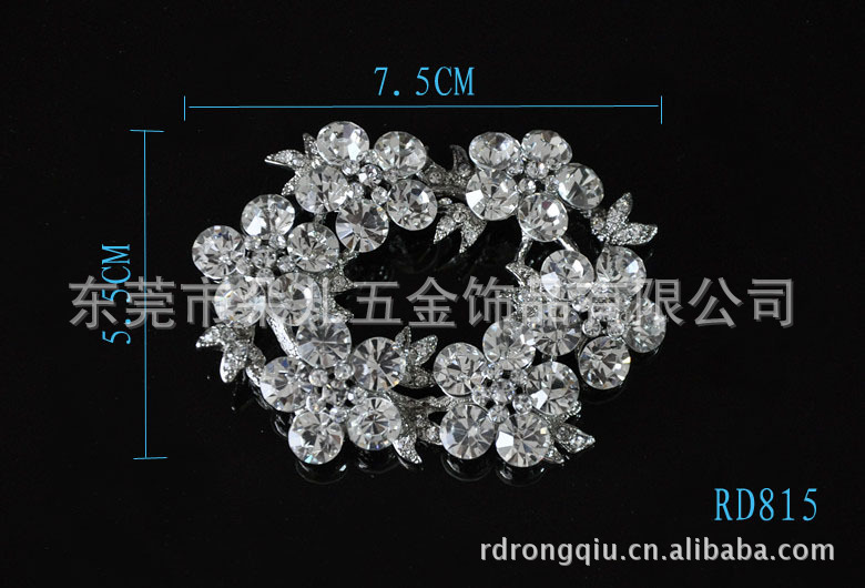 韩国.高档花环衣饰胸针.满钻胸花手捧花