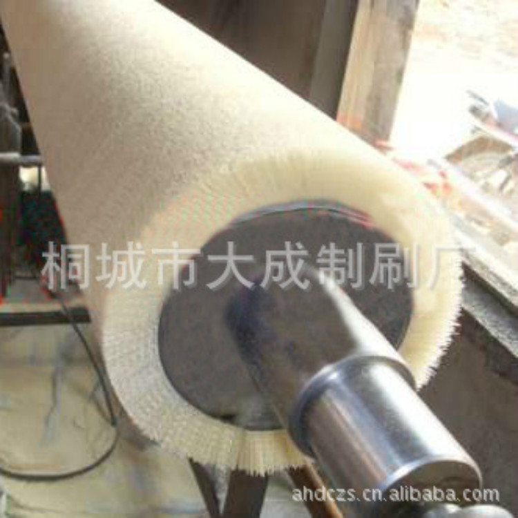 桐城大成制刷供应品质抛光毛刷辊 打磨拉丝布毛辊 研磨轮抛光刷