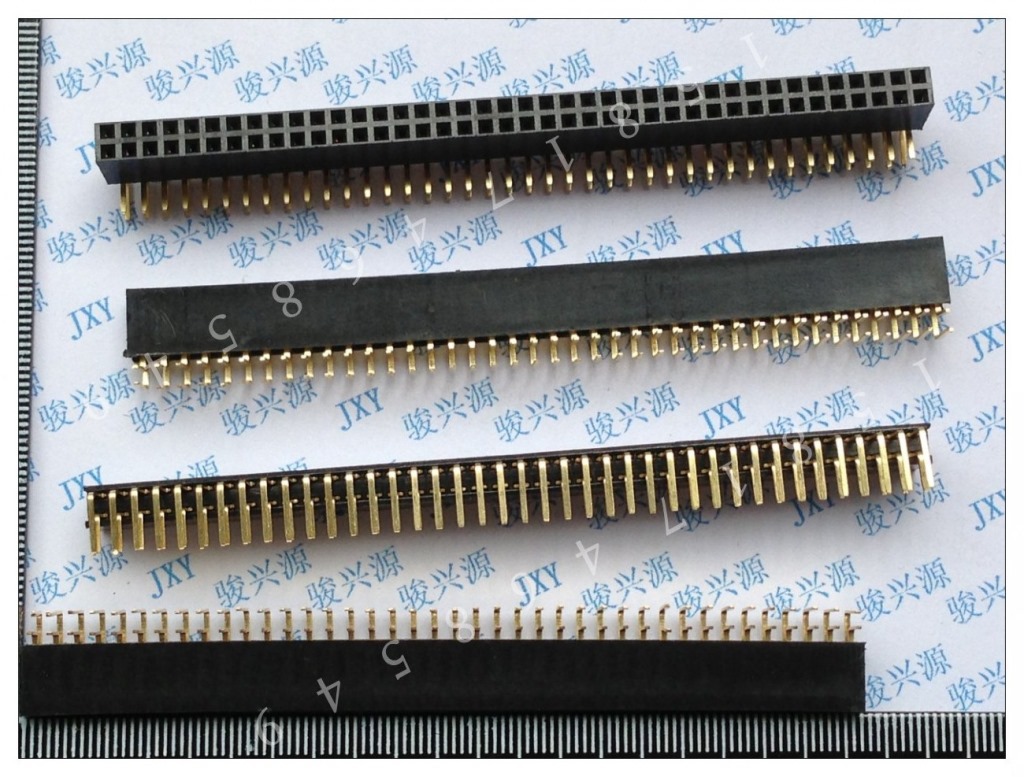 排针座 排母 2*5 双排 直针脚 10P 10孔 间距2.54mm-阿里巴巴