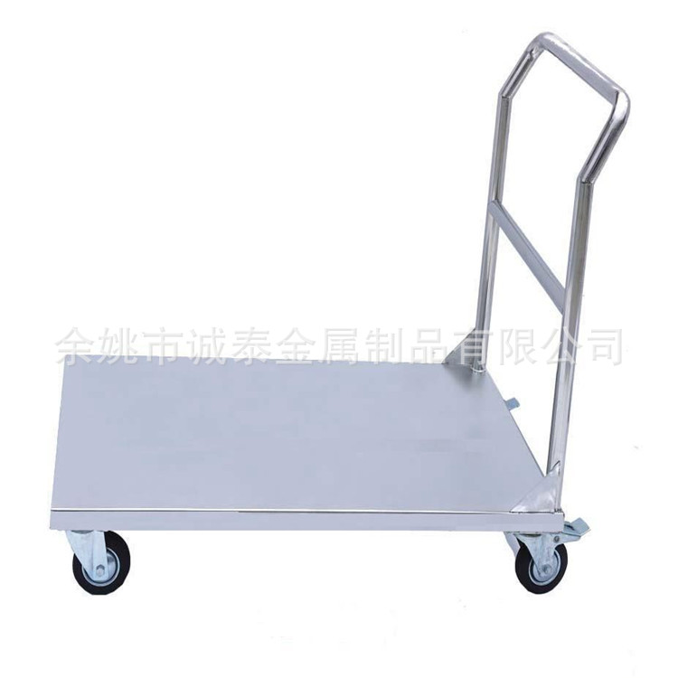 宁波厂家供应上虞/奉化/慈溪/宁波钢制手推车 舟山平板手推车批发
