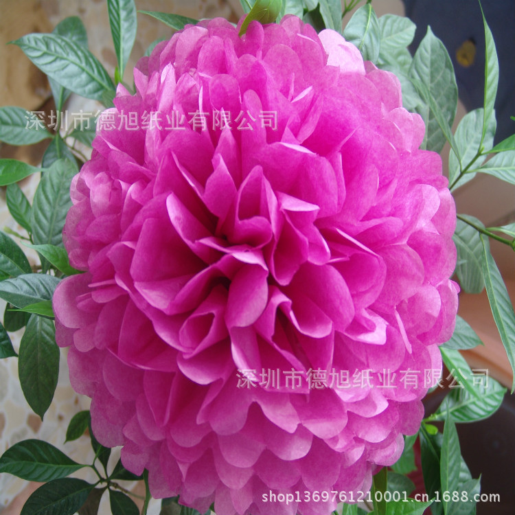 节日婚庆装饰用品 纸花球 纸花婚庆 纸花球