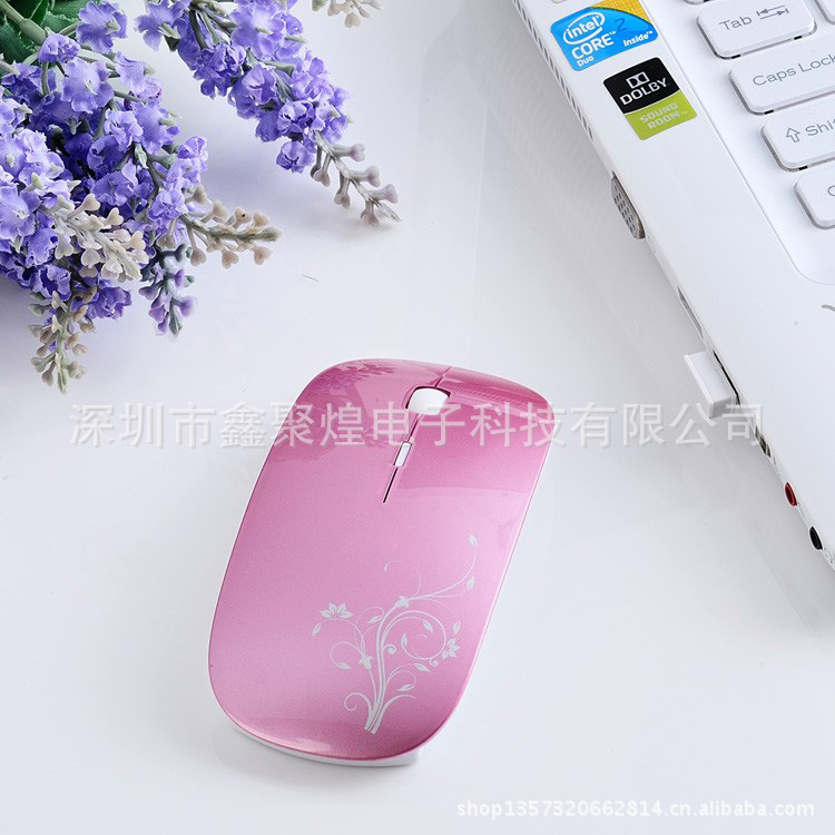 Platinum Wireless Mouse Factory Direct personalized wireless mouse brand mouse Home Office colorful Wireless Mouse