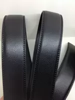 Double-sided leather belt, genuine leather