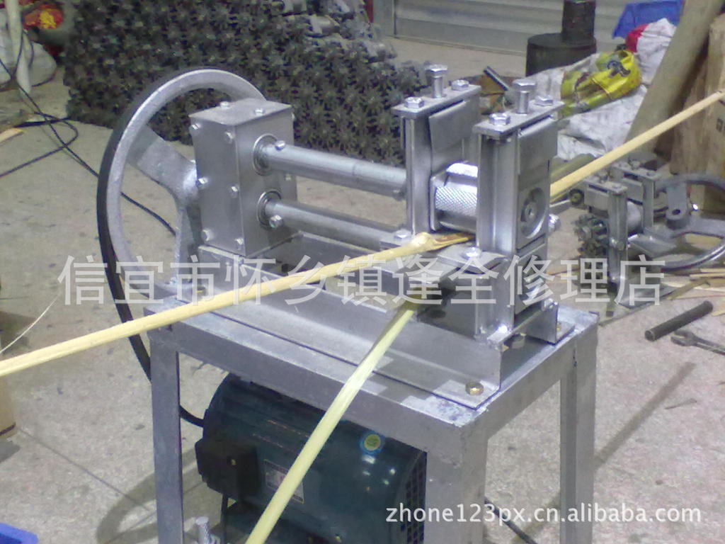 电动开片机 破竹机 破篾机 竹条分层机 捆扎甘蔗竹片机