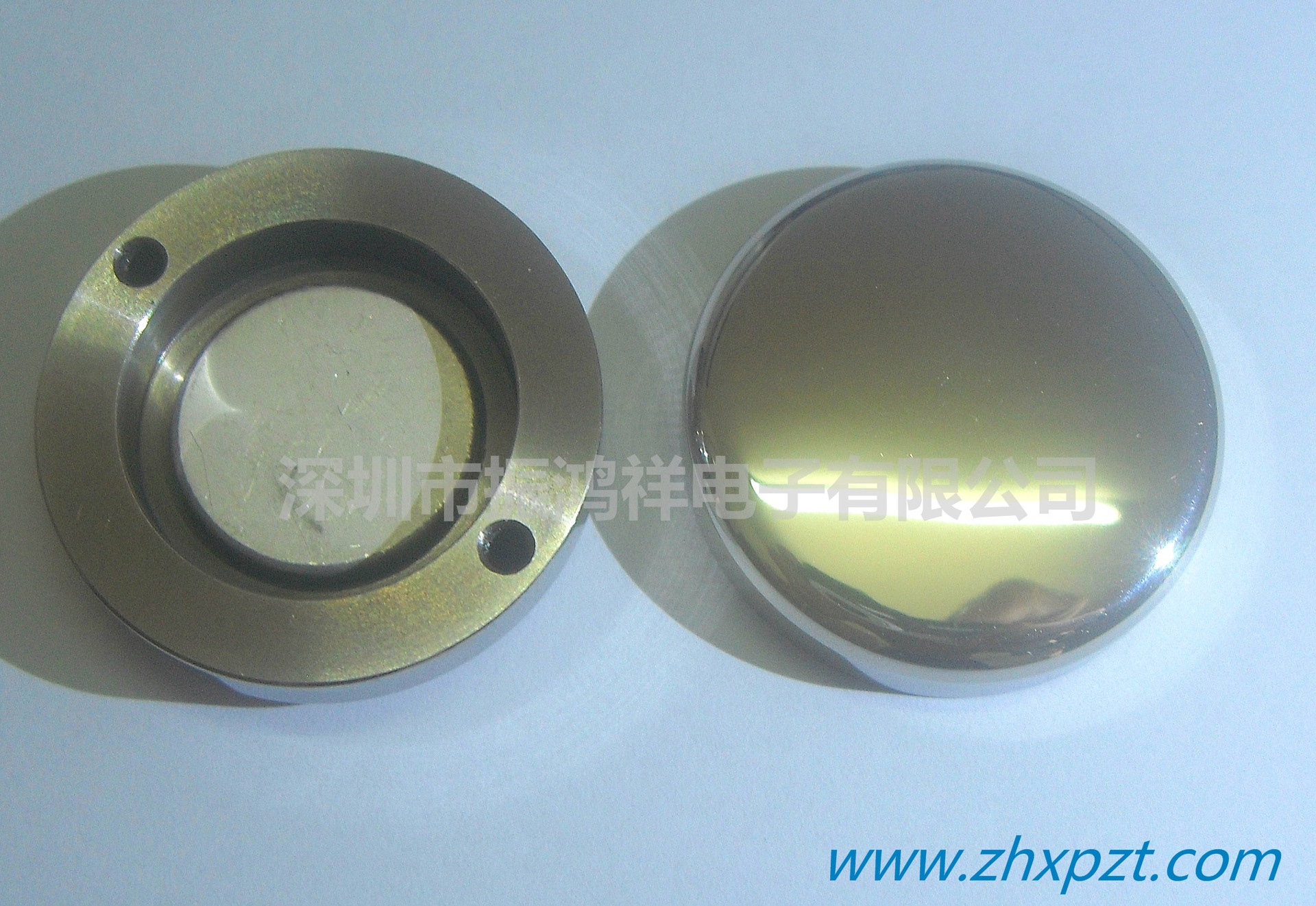 镜面超声波美容头，超声波振子，美容换能器，导入仪振动头