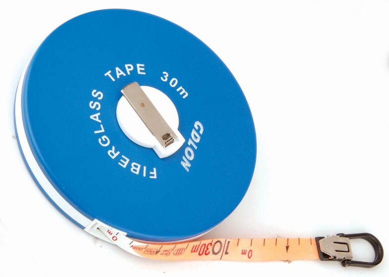 厂家直销 买家保障20米30米50米玻璃纤维皮卷尺.测量皮尺