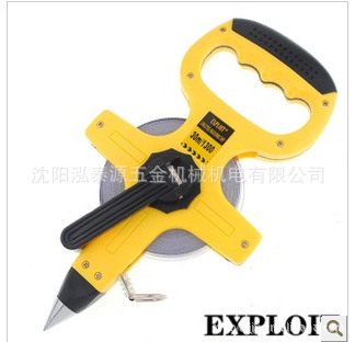 Exploit/开拓 30-150M 塑壳架式钢卷尺 装修 木工  030301