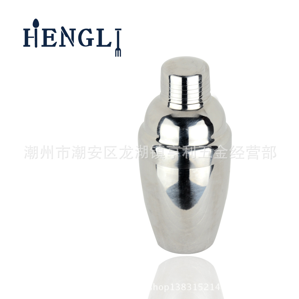 潮安不锈钢摇酒器酒吧用品调酒壶202金属材质|ms