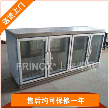 厂家供应 TG0.6L4W 四门展示冷藏柜 不锈钢冷藏柜