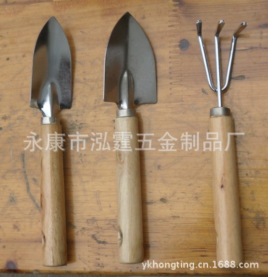 厂家直销迷你儿童园林工具,园艺工具三件套,园林锹,小锹,耙