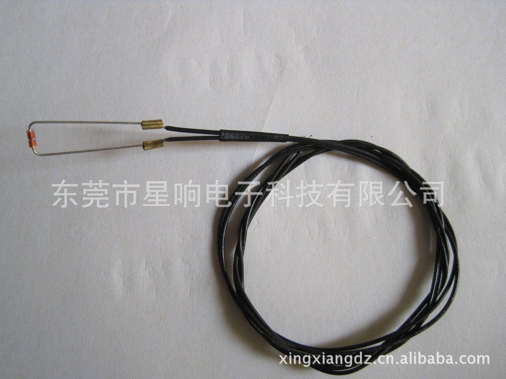 玻璃封装NTC热敏电阻(加长引线同向引出型)