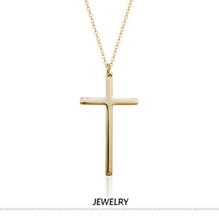 Fashion Glossy Cross Alloy Necklace display picture 1