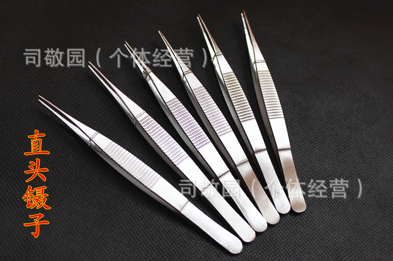 采耳掏耳朵工具 直柄尖头镊子 不锈钢直镊子 采耳工具 单支