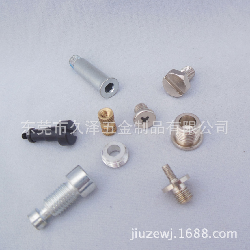 精密不锈钢螺丝螺母加工 303材质螺丝  非标螺母 少批量可做