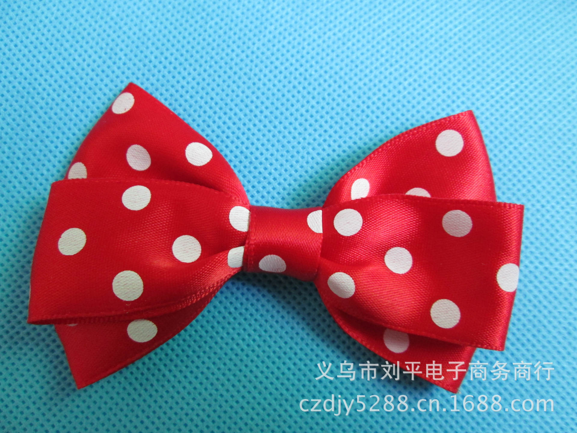 供应超声波压花 织带手工花 头饰配件蝴蝶结