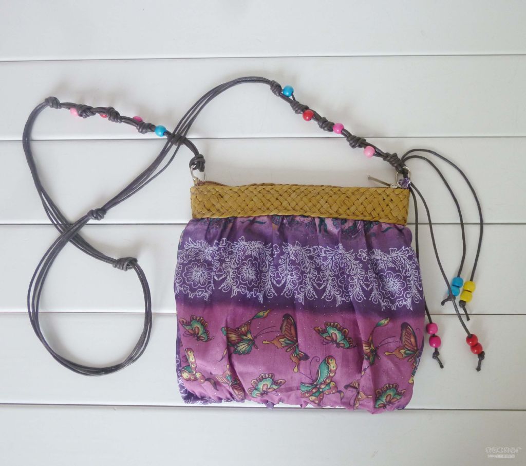 厂家批发2013新款夏季小包 斜跨波西米亚草编包裙子包沙滩包|ru