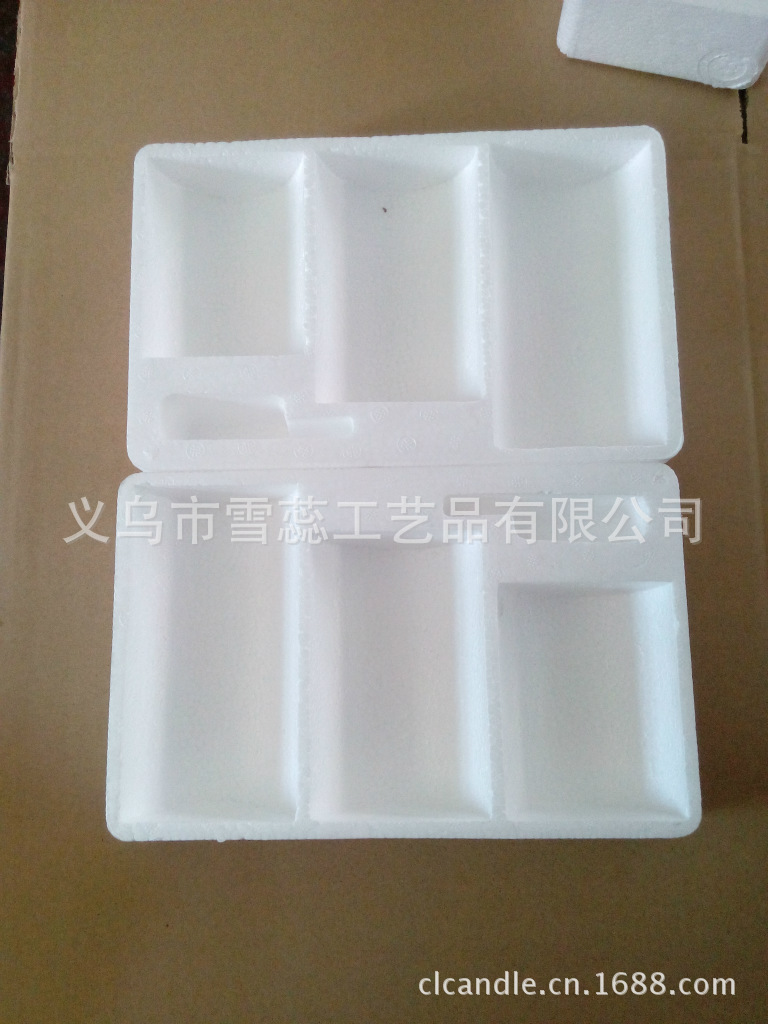 厂家供应保丽龙泡沫电子蜡烛套装包装盒，定做泡沫托