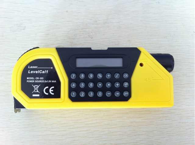 多功能激光带计算器卷尺，带卷尺激光水平尺，水平仪