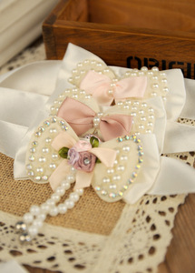 Wedding Dress collar necklace for dog cat pet supplies accessories collar dog necklace bow tie for dog