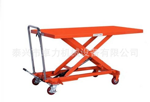 厂家供应大台面500公斤液压平台车，液压升降平台，脚踩平台车