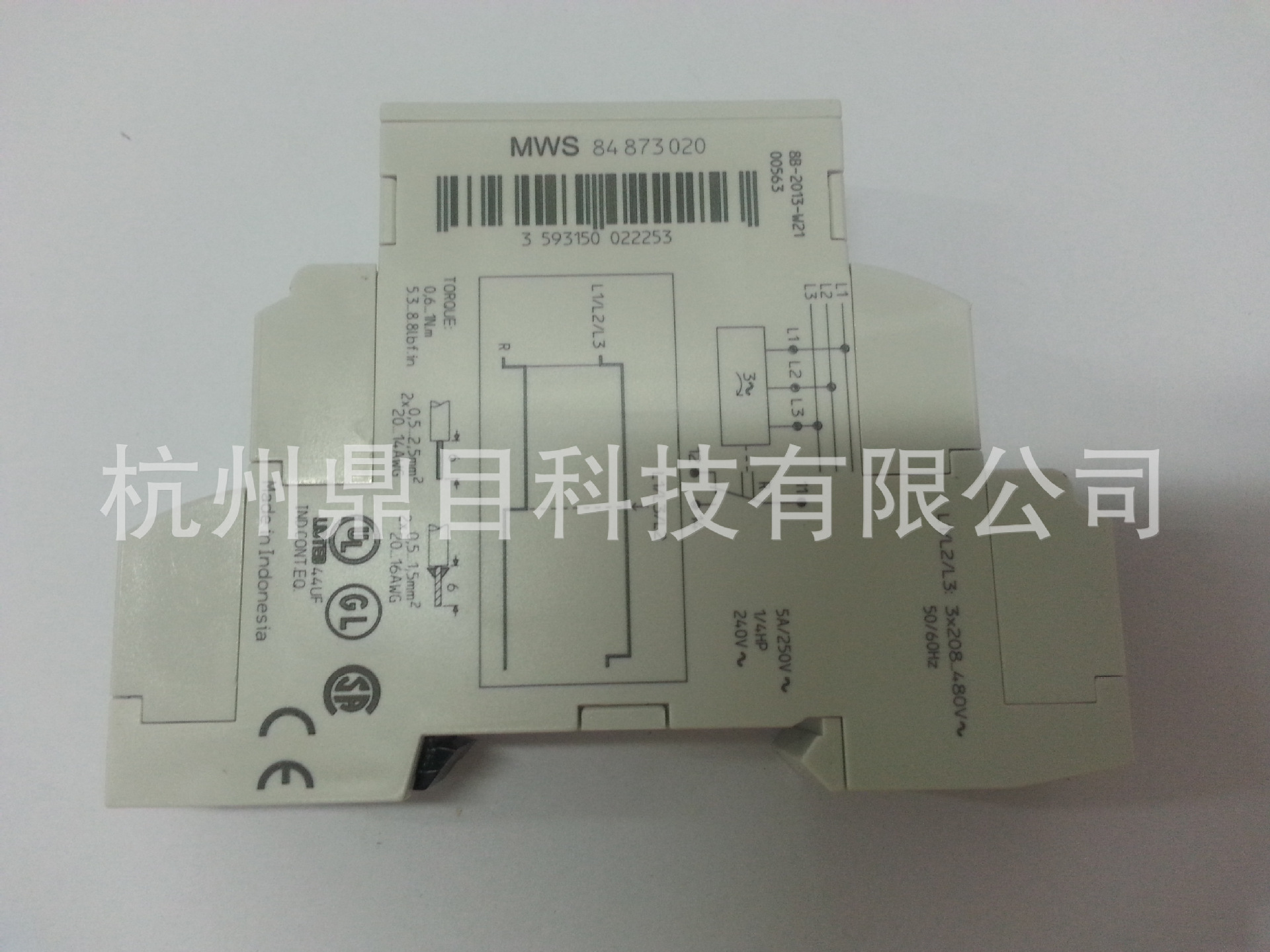 法国高诺斯 Crouzet 相位控制继电器MWS 84873020 全新原装进口