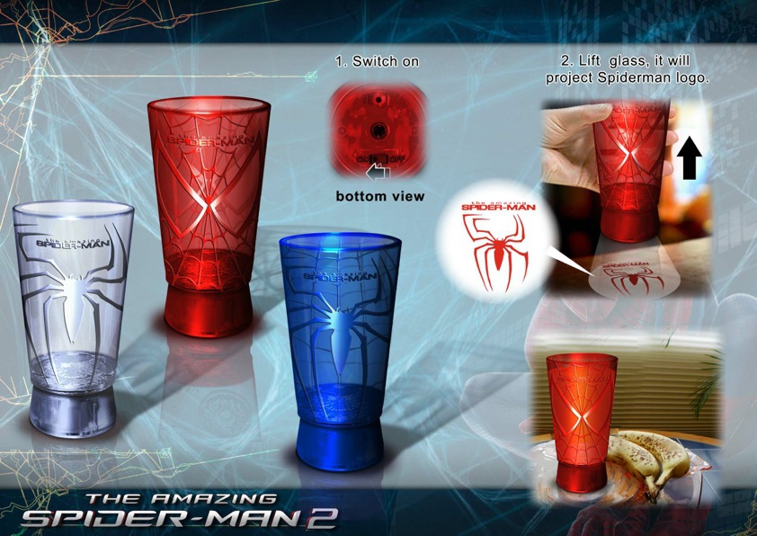 Verre avec projection publicitaire - Ref 3424247 Image 4