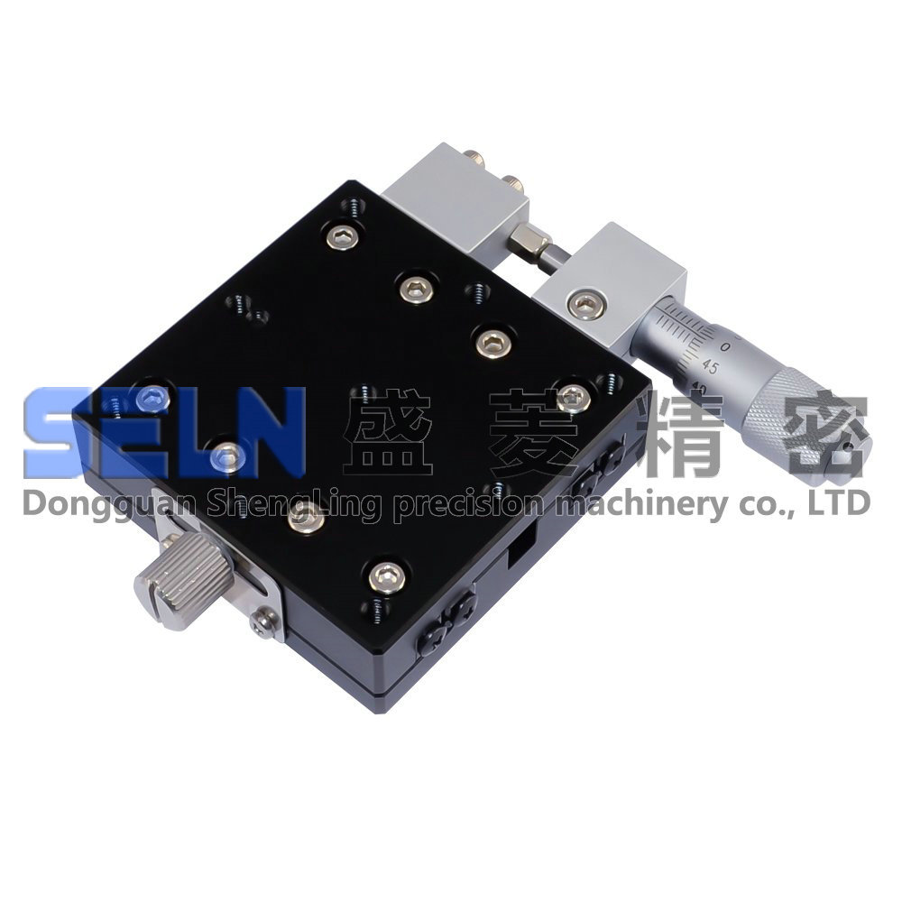 供应 60*60 X轴 LX60-R 精密型 微调架 可调平台 手动位移滑台