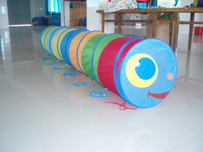 Children Caterpillar pipe tent Channel children early education game tunnel factory wholesale (Çadırlar) - color-matching-single