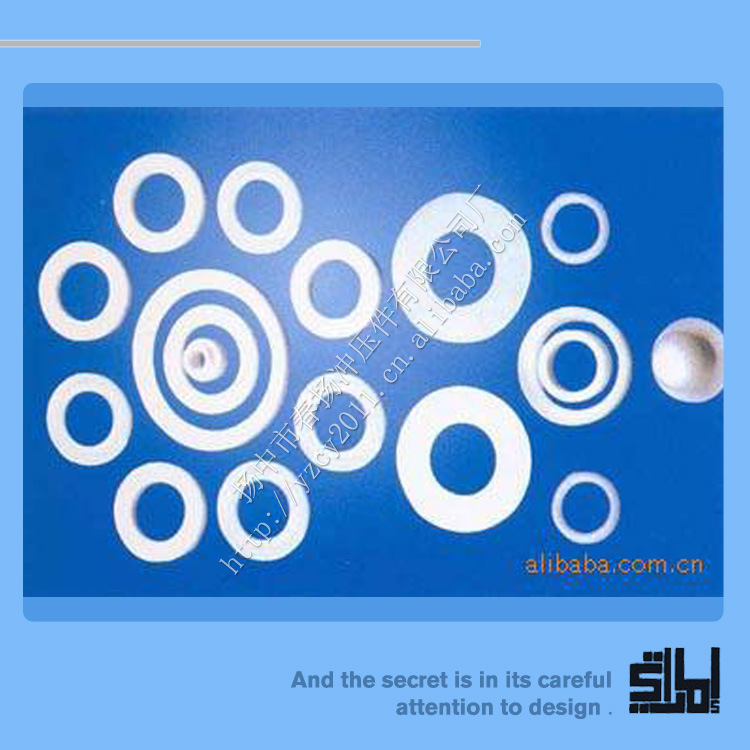 供应标准件聚四氟乙烯密封垫圈阀座阀杆PTFE铁氟龙四氟挡圈耐高温
