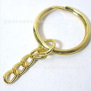 东莞厂家大量现货供应钥匙圈链条 钥匙扣圈 量大从优 包邮