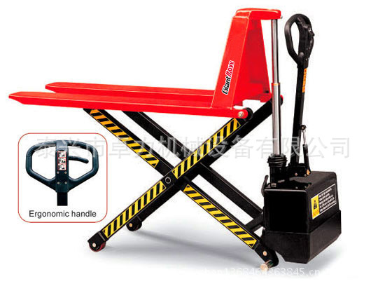 供应电动剪叉式升高液压搬运车，电动高升程搬运车