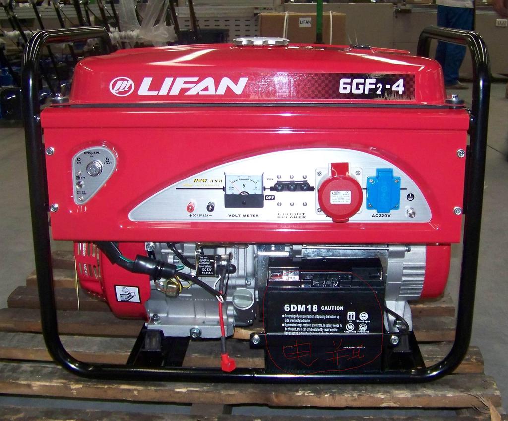力帆汽油发电机 6GF2-4   6KW 力帆汽油发电机三相电启动