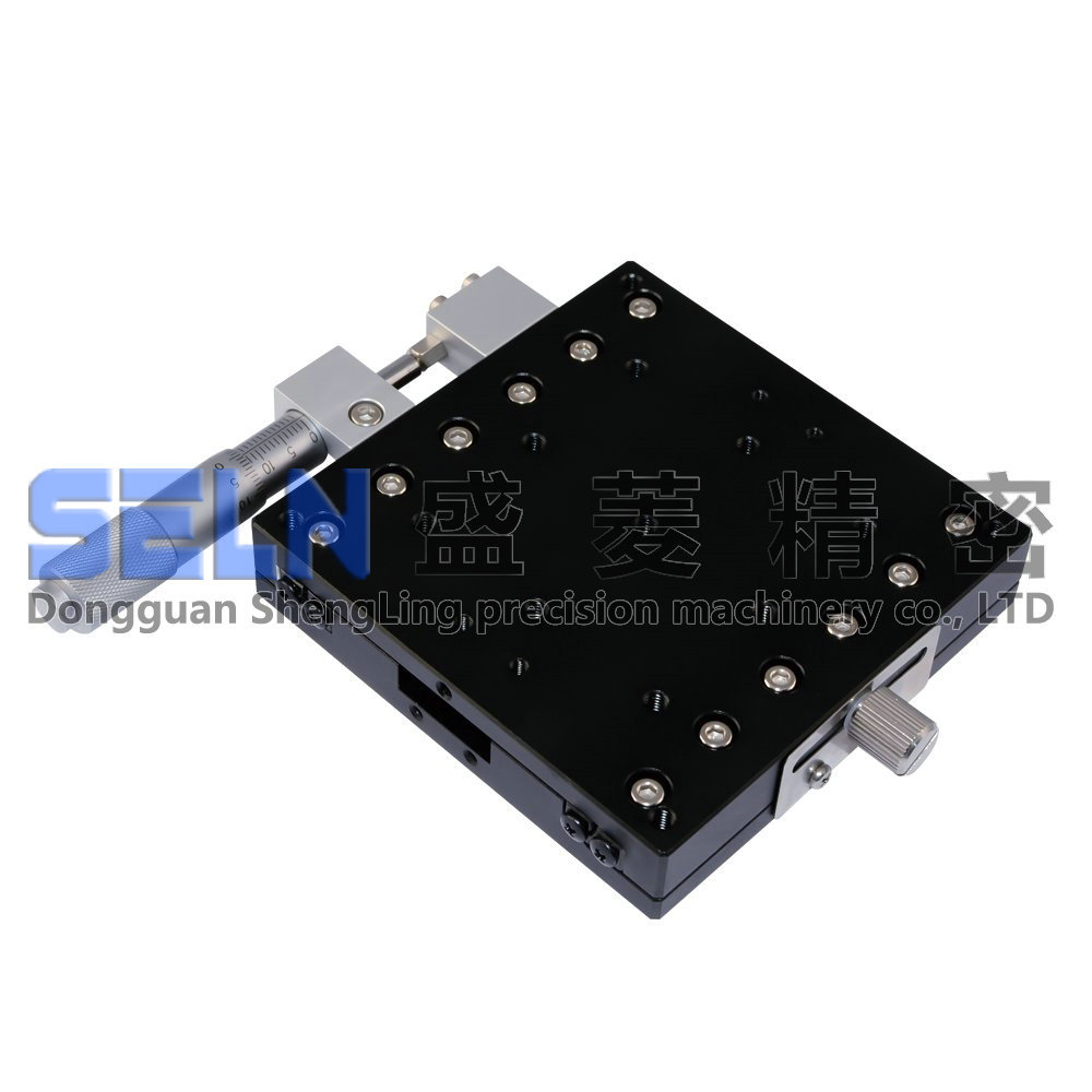 供应X轴 LX90-L精密型微分头微调架 可调对位平台 手动位移滑台